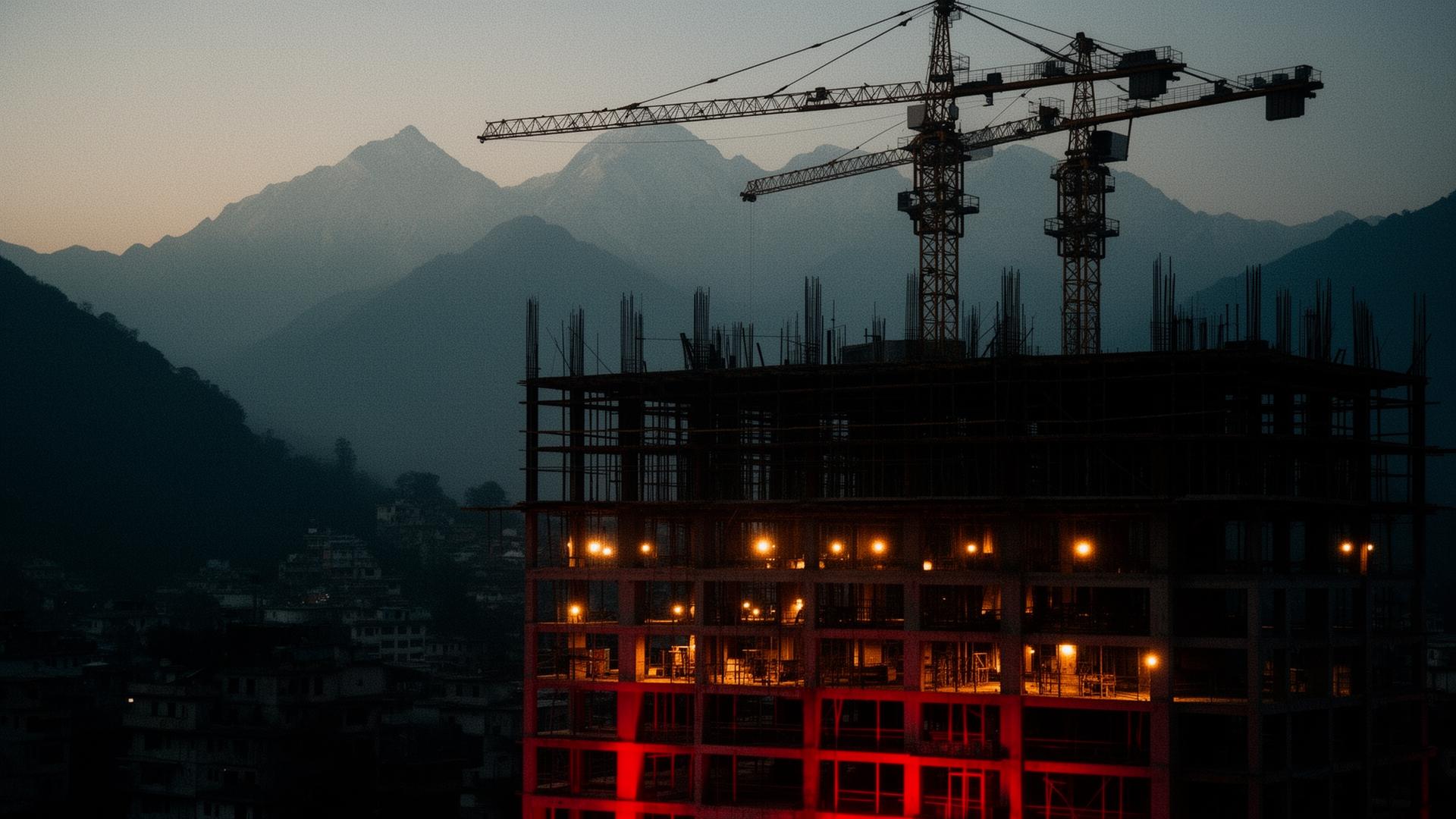 JB Contractor flagship construction site in Uttarakhand